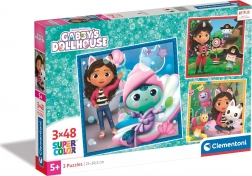 Puzzle CLEMENTONI Gabinin čarobni domek 3×48 dijelova