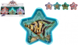 Teddies kuglični labirint zvijezda – džepna zagonetka za djecu (miks boja)