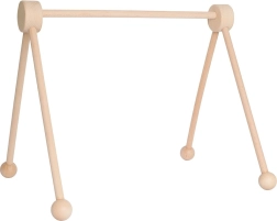 Jabadabado wooden baby play gym natural