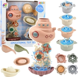 Igračke za Kadu Podmornica Čašice s Vakuumskim Prijanjkama 9 kom