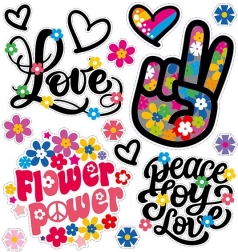 Pegla-na naljepnica Snaga Cvijeća mali arak