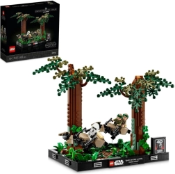 Lego Star Wars diorama: potjera na speederima na Endoru