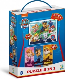 DODO puzzle Paw Patrol: Sjajni štenci 2u1