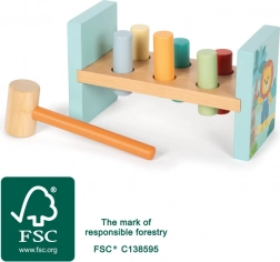 Drvena čekićarka Prijatelji iz džungle