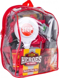 Mega set malog vatrogasca u prozirnom ruksaku (18 dijelova)