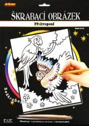 Grebalica iznenađenja Dva papagaja 20x25 cm