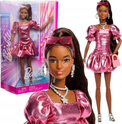 Barbie kolekcionarska lutka Deluxe Style u koraljnoj haljini