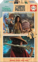 Drvene slagalice Raya i zmaj 2x50 dijelova