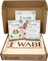 Drvene magnetske građevne igre WABI 40 kom
