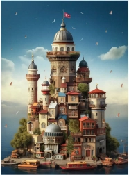 Anatolian Puzzle Djevičanska kula 1000 komada