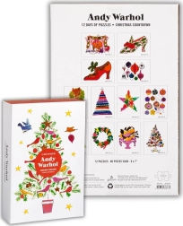 Božićni puzzle adventski kalendar 12 dana prema Andyju Warholu