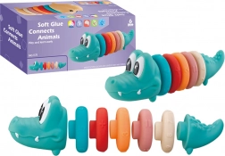 Meka obrazovna piramida krokodil za bebe