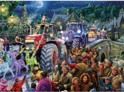 Puzzle Farmerski Božić XL 500 dijelova GIBSONS