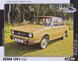 Puzzle RETRO-AUTA Škoda 120 L 40 dijelova