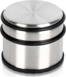 Nerđajući zaustavni stoper za vrata, srebrni 9,5 cm