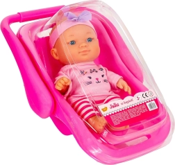 Lutka Julka u ružičnoj nosiljci s kadicom