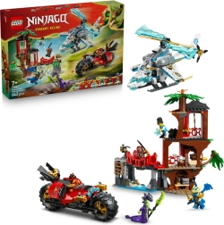 LEGO NINJAGO dvoboj ninja vozila i kućica na drvetu