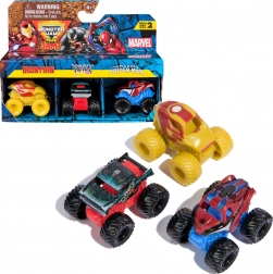 Set od 3 mini monster truckova MARVEL – IRON MAN, VENOM i SPIDER-MAN (1:87) od Spin Mastera