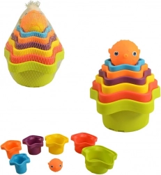 Šarena piramida za djecu 14x12x12 cm