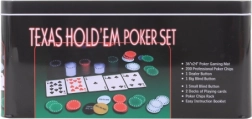 Poker set u limenoj kutiji