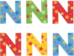 Bigjigs Toys zvjezdano drveno slovo N