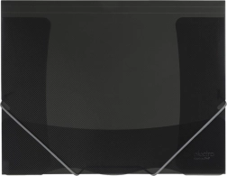 Mapa s gumicom ELECTRA siva, metalni izgled