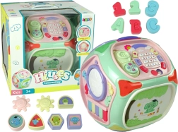 Interaktivna edukativna kocka sa sorterom, telefonom i klavirom