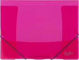 Mapa s gumicom Opaline crvena A4