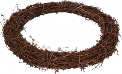 Dekorativni ratanski vijenac 35 cm