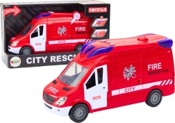 Vatrogasno vozilo sa svjetlima i zvukovima s otvarajućim vratima, crveno