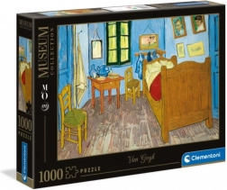 Puzzle 1000 dijelova Museum – Spavaonica u Arlesu Vincenta van Gogha (Clementoni)