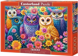 Castorland puzzle Sove u cvijeću – susret, 3000 dijelova