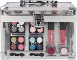 Zmile akrilna kozmetička – prozirni make-up set 42 kom