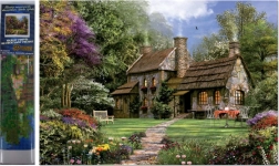 Dijamantno slikanje kućica 30 × 40 cm