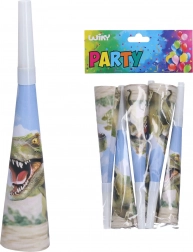 party trubice dinosauri 20 cm, 6 kom