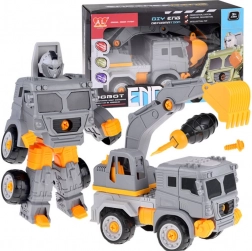 Super građevinski auto-robot 2u1 – Bager