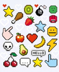 Flasteri Pixele mali arak