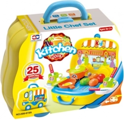 Kuhinjski set u kovčegu za djecu u obliku auta