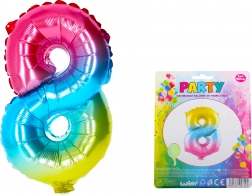 Dugina napuhavajuća balon u obliku broja 8