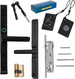 Pametna brava za vrata s tipkovnicom, otiskom prsta i karticom