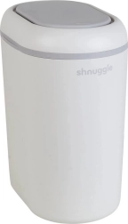 Shnuggle Eco Touch diaper bin white/grey