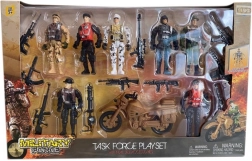 Veliki set vojnika s motociklom STARX