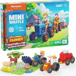 Konstrukcijski set Mini Waffle Farmer – traktori i livada 110 kom Marioinex