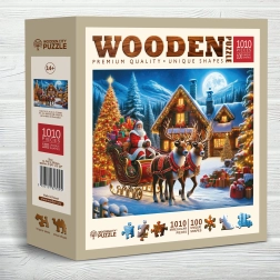WOODEN CITY drvene puzzle Santa Klaus dolazi 1010 dijelova