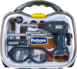 Zelena dječja kutija s alatom u koferu