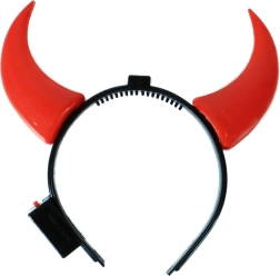 Svjetleći đavolski rogovi na traci za glavu