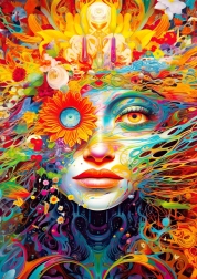 Puzzle Smjela muza 1000 dijelova