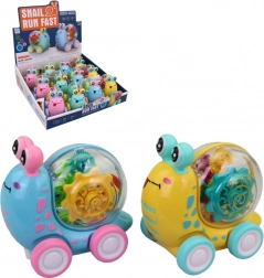 Pužić s zamašnjakom i svjetlom