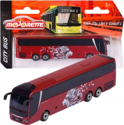 Gradski autobus MAN Lion's City C crveni – model Majorette