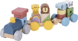 Drveni vlakić sa životinjama TOOKY TOY – montessori slagalica